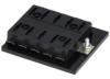 FUSE DISTRIBUTION PANEL FOR ATC OR ATO FUSES OR PLUG IN CIRCUIT BREAKERS #10-32 STUD TERMINAL, QUICK CONNECT 250 MALE TERMINALS