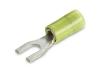Spade Terminals, Nylon Insulated with Extra Crimp Sleeve