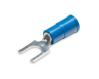 Narrow Block Spade Terminals, Vinyl Insulated Butted Seam