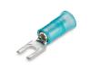 Locking Snap Spade Terminals, Nylon Insulated with Extra Crimp Sleeve