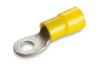 Ring Terminals, Nylon Insulated, Brazed Barrel 8 AWG to 4 AWG